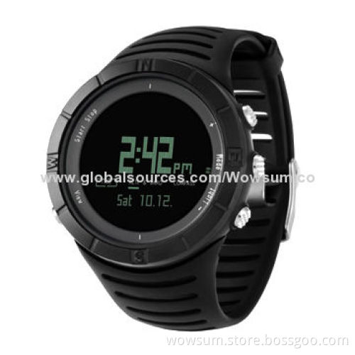 Outdoor Sports Watch with Compass, Altimeter, Barometer and Thermometer